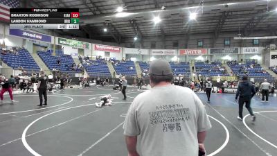 123 lbs 3rd Place - Emerson Harwood, Rapid City Stevens Raiders vs Ben Frame, Nebraska Titans