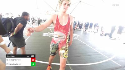 190 lbs Consi Of 16 #1 - August Bayne, Royalty WC vs Xander Horak, Santa Rosa Academy