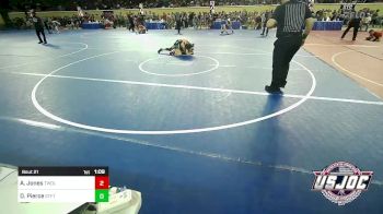 120 lbs Round Of 32 - Alexus Jones, TWolves Youth Wrestling vs Desten Pierce, Standfast