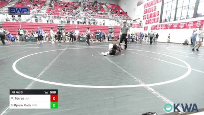 83 lbs Rr Rnd 3 - Maddox Torres, Lexington Wrestling Club vs Sage Kpiele Poda, Noble Takedown Club