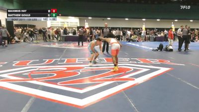 126 lbs Consi Of 64 #2 - Maximus Hay, WI vs Matthew Gould, NJ