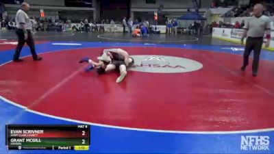 5A 170 lbs Semifinal - Grant Mcgill, Hayden vs Evan Scrivner, Saint Clair County