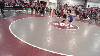 130 lbs Champ. Round 1 - Mary Anderson, Moorcroft vs Kaylee Long, Gering