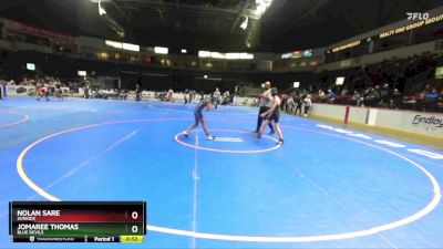 88 lbs Cons. Round 2 - Jomaree Thomas, Blue Devils vs Nolan Sare, Sunkids