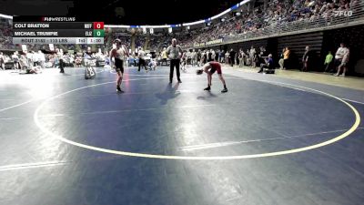 117 lbs Round Of 32 - Colt Bratton, Mifflin County vs Michael Trumpie, Elizabeth Forward