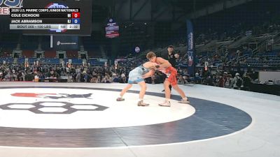 150 lbs Champ. Rd Of 128 - Cole Cichocki, Michigan vs Jack Abramson, New Jersey
