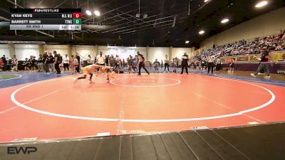 52 lbs Rr Rnd 1 - Kyan Keys, MilLard South Wrestling Club vs Barrett Smith, Team Tulsa Wrestling Club
