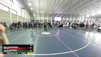 120 lbs Champ. Round 1 - Elliza Brunner, Copper Hills vs Ella Aznavorian, Ridgeline