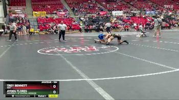 184 lbs Quarterfinal - Ayden Flores, University Of Central Missouri vs Trey Bennett, NEO