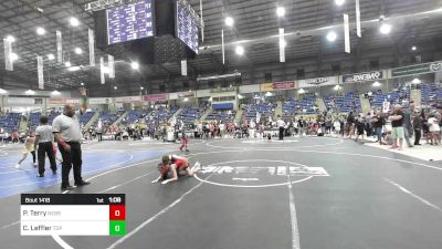 88 lbs Quarterfinal - Paxton Terry, Nebraska Boyz vs Case Leffler, Top Notch WC