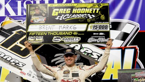 Brent Marks Reacts After Winning High Limit Greg Hodnett Classic At Port Royal