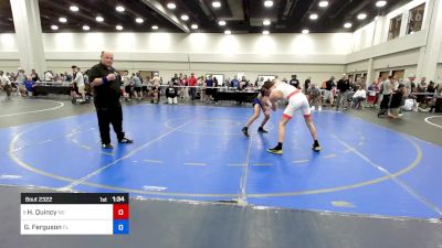 120 lbs 1/4 Final - Holton Quincy, North Carolina vs Garrett Ferguson, Florida