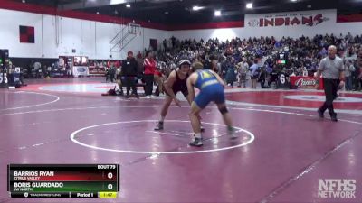 170 lbs Champ. Round 1 - Barrios Ryan, Citrus Valley vs Boris Guardado, JW North