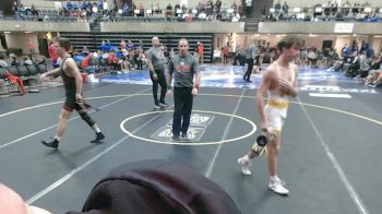 160 lbs Round 3 (4 Team) - Jackson Barron, Shakopee, MN vs Shannon Hughes, Bettendorf, IA