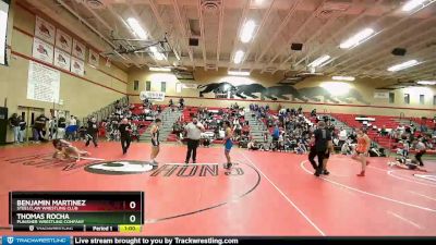 136 lbs Round 3 - Thomas Rocha, Punisher Wrestling Company vs Benjamin Martinez, Steelclaw Wrestling Club