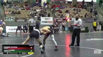 A 132 lbs Quarterfinal - Malik Harris, Greeneville vs Zander Hutson, Hixson