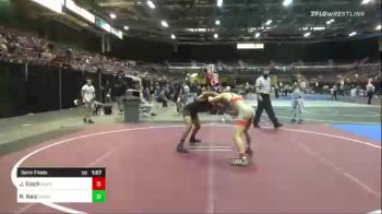 132 lbs Semifinal - Jager Eisch, Askren Wrestling Academy vs Reggie Raiz, Champ Academy