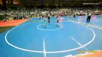 55 lbs 1/4 Finals - Boston Jorgenson, Waverly Area Wrestling Club vs Mikey Butler, Rampage