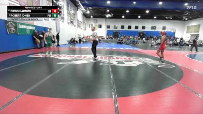 126 Boys Champ. Round 2 - Robert Jones, Poway vs Diego Harmon, Imperial