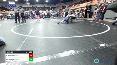 96 lbs Rr Rnd 5 - Brayden Merritt, Norman North vs Michael Rodgers, Newcastle Youth Wrestling