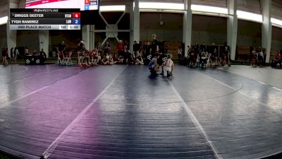 82 lbs 3rd Place Match - Driggs Deeter, Utah vs Tygh Ramirez, Lewis Academy Wrestling