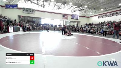 105 lbs Rr Rnd 1 - Kameron Mills, Piedmont vs Aston Balderson, Perry Wrestling Academy