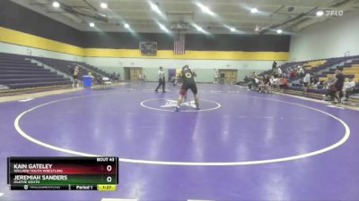 215 lbs Round 1 - Jeremiah Sanders, Olathe South vs Kain Gateley, Willard Youth Wrestling