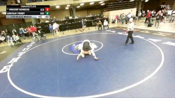 132 lbs 7th Place Match - Vincent Konecki, Unattached vs Lincoln Yerby, Morton