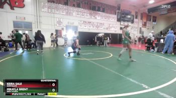 120 lbs Quarterfinal - Keira Sale, Northgate vs Mikayla Brent, Brea Olinda