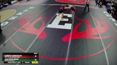 Cons. Round 1 - Addyson Beam, Arlington Girls vs Lizbeth Gonzalez, West Point-Beemer Girls