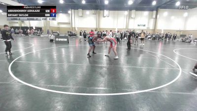 215 lbs Rr Rnd 2 - Abdushokirov Azdulaziz, Uzbeckistan-Duals vs Bryant Taylor, Kong-Duals