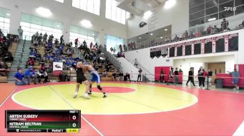 138 lbs Cons. Round 4 - Artem Subeev, Torrey Pines vs Nitram Beltran, Central Union