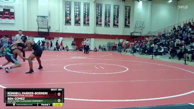 184 lbs Cons. Round 5 - Ronnell Parker-Borrero, Evergreen State College vs Ben Gomez, Unattached Clackamas Community College