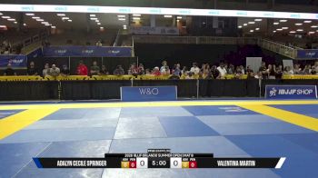 Adalyn Cecile Springer vs Valentina Martin 2026 IBJJF Orlando Summer Open