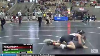 A 152 lbs Cons. Round 2 - Spencer Hendrix, Cheatham Co. Central vs Thomas Magness, Harpeth