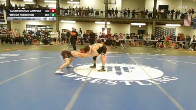 126 lbs Quarterfinal - Austin Bronco Campsey, East Hampton vs Brock Frederick, South Jefferson