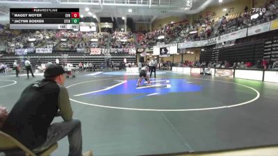 105 lbs Cons. Semi - Jacynn Boeken, Sterling vs Maggy Moyer, Caney Valley Hs