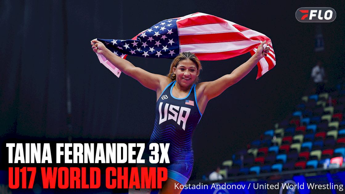 First U.S. Women's Wrestler To Win Three U17 World Titles!