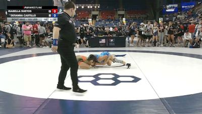 105 lbs Cons. Quarters - Isabella Suetos, California vs Tatianna Castillo, Michigan