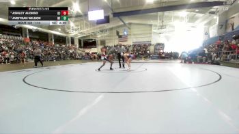110 lbs Quarterfinal - Ashley Alonso, Dodge City vs Aveiyeah Wilson, Wichita East