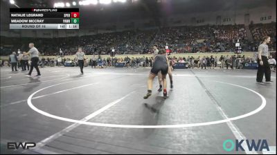 98 lbs Round Of 16 - Natalie LeGrand, Sperry Wrestling Club vs Meadow McCray, Pawnee Wrestling Club