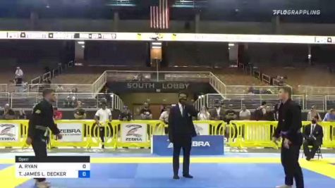 ALEK RYAN vs TAYLER JAMES L. DECKER 2021 Pan Jiu-Jitsu IBJJF Championship