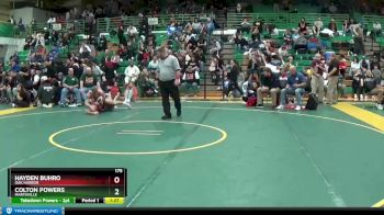 175 lbs Semifinal - Hayden Buhro, OAK HARBOR vs Colton Powers, MARYSVILLE