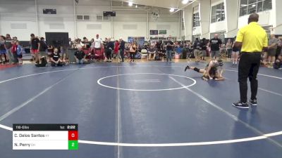 118-E lbs Quarterfinal - Christian Delos Santos, KY vs Nolan Perry, OH