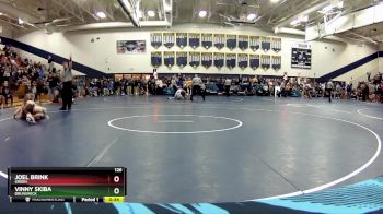 126 lbs Cons. Round 5 - Vinny Skiba, Brunswick vs Joel Brink, Green