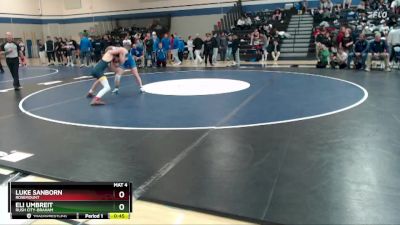 139 lbs Cons. Round 2 - Eli Umbreit, Rush City-Braham vs Luke Sanborn, Rosemount