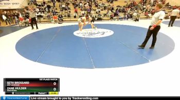 174 lbs 1st Place Match - Zane Mulder, Wartburg vs Seth Brossard, UW-LaCrosse