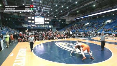 285 lbs Quarterfinals (8 Team) - Matt Medina, St. Charles (East) vs Harrison Kinney, Rockton (Hononegah)