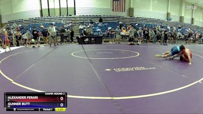 132 lbs Champ. Round 2 - Alexander Ferari, IL vs Gunner Butt, IN