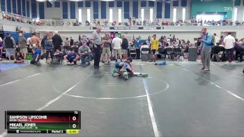 72 lbs Round 2 (4 Team) - Sampson Lipscomb, Beebe Trained vs Mikael Jones, Finger Lakes Elite